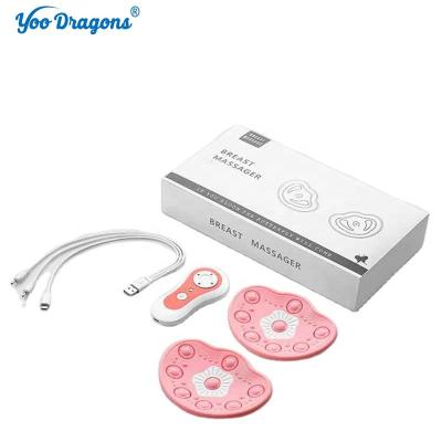 China Easy Operate Electric Breast Enhancer Massager Vibrator Female Tight Breast Care Patch Vibration Hot Breast Enhancement Massage Machine for sale