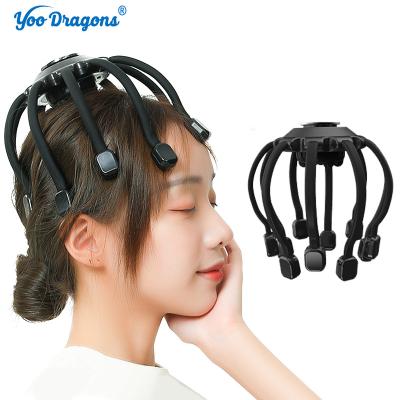 China Head High quality smart Bluetooth head massage electric octopus vibration relaxing head massager for sale