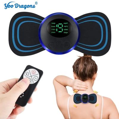 China NECK Portable Mini Electric Neck Massager Cervical Massage Ems Bioelectric Acupoints Massager Mat for sale