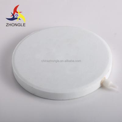 China Good quality viable pie-shape coundum aquaculture aquarium white air stone for sale