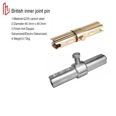 중국 영국 내부 스캐폴딩 합동 핀 핫 디프 젤바니제 BS1139 EN74 표준 판매용