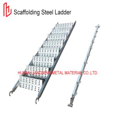 China Acero carbono Q235 escalera escalonada en andamios galvanizado certificado ISO SGS en venta