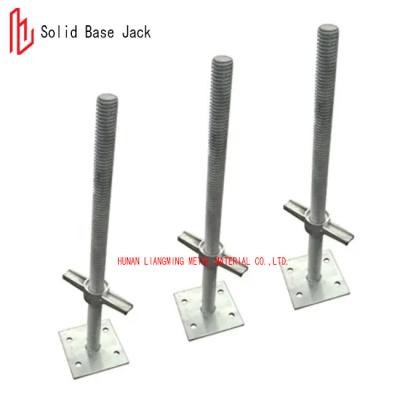 Cina Scaffold base massiccio Jack Q235B Jack a vite in acciaio Galvanizzato / Trattamento superficiale dipinto in vendita