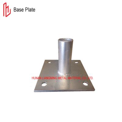 China Q235B Escafandra placa de base ajustable 150x150mm Tamaño Galvanizado / Pintado en venta