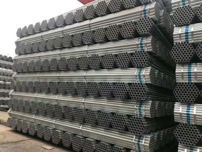 China Round Steel Scaffolding Galvanized Pipe EN39 / BS1139 Standard 3.20mm Wall Thickness for sale