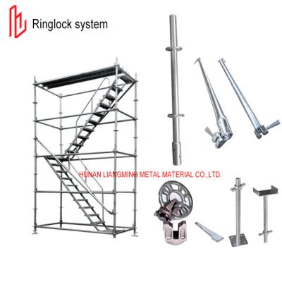 Cina Q235B Q345B Sistema di chiusura a anello per impalcature AS 1576.3 Norma per la costruzione in vendita