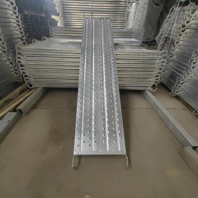 China Scaffolding Catwalk With Hook Steel Plank zu verkaufen