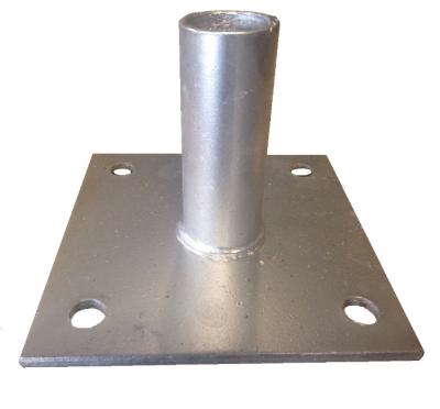 China e Base Plate 150x150mm Size Galvanized / Painted zu verkaufen