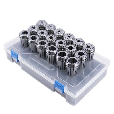 China Processing Machine Tool Accessories Precision 0.015mm 65Mn ER32 Spring Cold Bushing For Milling Chuck er32 Bushing Set 18pcs for sale