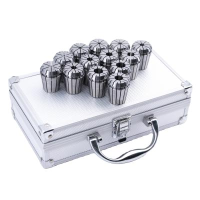 China High Precision ER32 Machine Tool Accessories Cold Processing 18pcs Set Er Bushing Set 65Mn For ER32 Chuck Spring Milling Bushings for sale