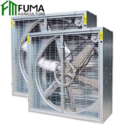 China Factory Industrial Exhaust Fan With Cooling Pad For Greenhouse Cooling System for sale