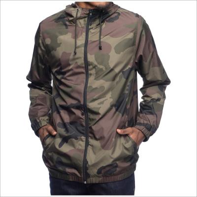 China Popular Breathable Camouflage Nylon Cotton Striped Mens Truck Training Camouflage Anorak Camouflage Anorak Jackets for sale