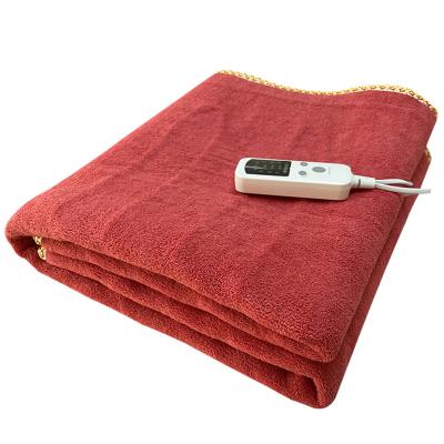 China Hotel Wholesale high-end electric blanket soft double electric blanket home use single and double control intelligent switch for sale