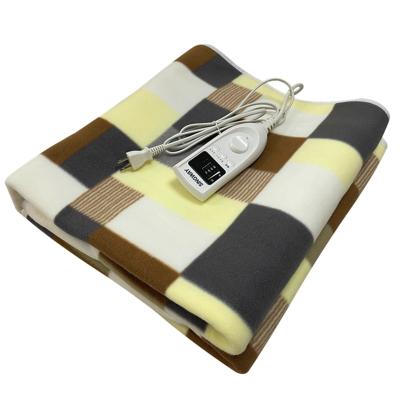 China Hotel Cheap electric blanket blanket lattice pattern electric blanket for sale