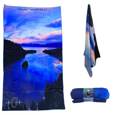 China Child-Proof Swimming shawl absorbent beach towel fast dry portable beach pavement can be customized size for sale