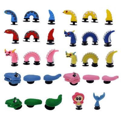 China Wholesale Fashion Dinosaur Children Cartoon Shoe Charms PVC Shoe Decoration DIY Shoe Decoration for sale