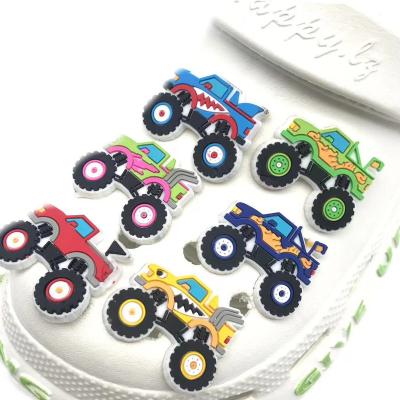 China PVC wholesale popular truck charm hamper diy custom kids shoes big charm shoes accessories for sale