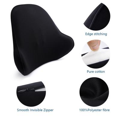 China JYM Memory Foam Lumbar Waist Pillow Support Back Pillow Therapy Support for Car, Computer, Gaming Chair for Office Chair for sale