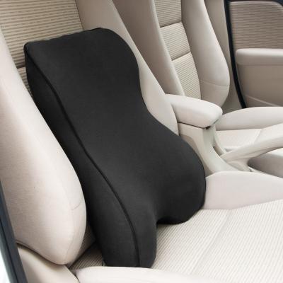 China Car Anti-Decubitus Lumbar Pillow Lumbar Support Pillow Lower Back Pain Relief Memory Foam Back Cushion With Belt Buckle for sale