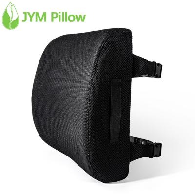 China Office Chair Memory Foam Cushion Lumbar Support Anti-Static Pillow Back Support with Mesh Cover for Back Pain Relief for sale