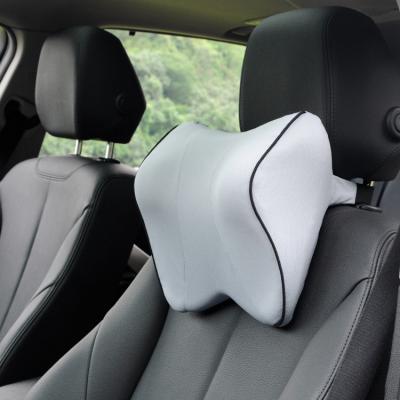 China Brief Pillow Mesh Breathable Neck Support Cushion Car Seat Headrest Cushion Memory Foam Car Neck Rest Pillow for sale