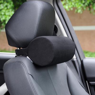 China Brief Memory Foam Car Around Headrest Pillow Cylinder Car Neck Roll Cushion for sale