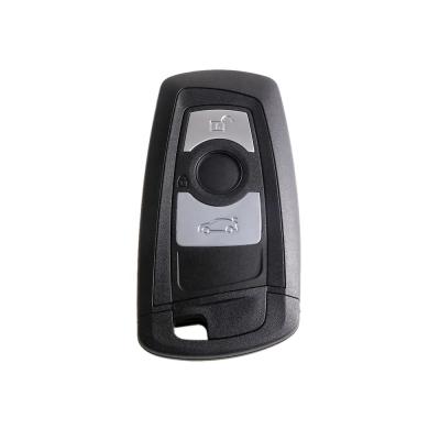 China +Metal Plastic Smart Car Keyless Blank 3 Button Remote Key Shell Case Cover For BMW CAS4 5 Series 7 Series Car Keys for sale