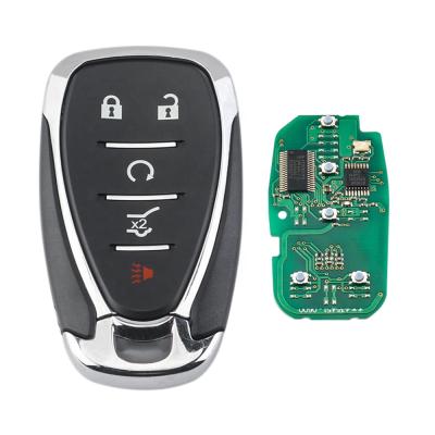 China HYQ4AA Chip Plastic Car Keyless Entry 5 Buttons 315Mhz ID46 +Metal Remote Key For Chevrolet Equinox Blazer Cross Remote for sale