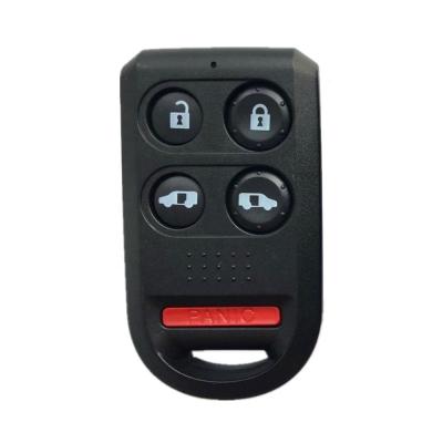 China +Metal Plastic Car Key Case Shell Cover Fob 5 Remote Button For Honda Odyssey 2005 - 2007 for sale