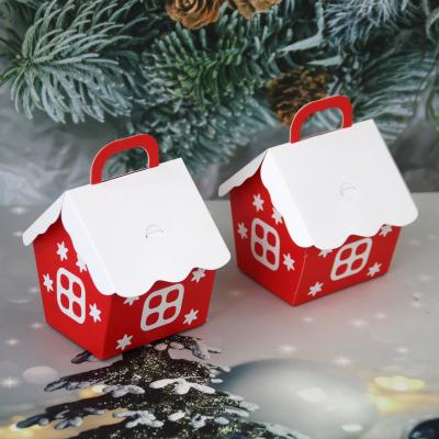 China Recycled Materials Custom Luxurious Christmas Decoration Rigid Paper Box Packaging Pretty Christmas Gift Packing Box for sale