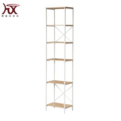 China Regular Hot Sale Retail Use Home Furniture Metal Storage Rack Standing Book Shelves for sale