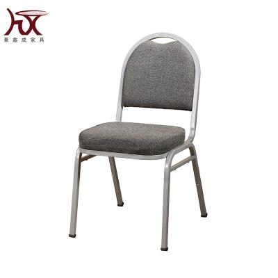 China Wholesale modern church chair cheap price canvas cover metal frame banquet chair for sale for sale