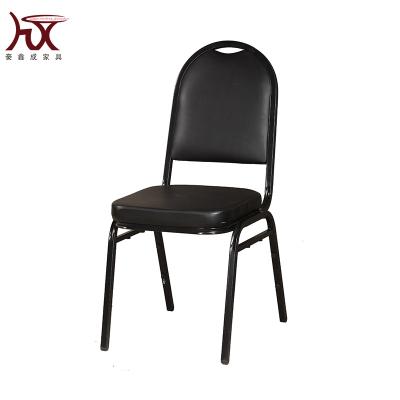 China Stable Wholesale Metal Frame Stackable Banquet Chairs With Padded Seat Chair for sale