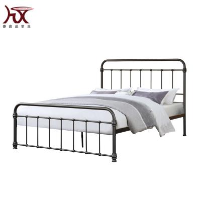 China Cheap Modern Queen Size Modern Bedroom Furniture Black Metal Bed Frames Bed for sale