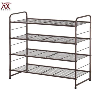 China Modern Bedroom Entryway and Adjustable 4-Tier Shoe Rack for sale