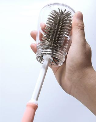 China Viable Silicone Bottle Brush for Bottle, Cup and Glass Cleaning for sale