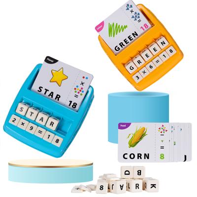 China 2in1 Puzzle Early Education Number Learning Addition, Subtraction, Multiplication And Division Word Alphabet Game Machine HS1831 for sale