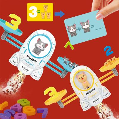 China Kids Digital Mathematics Puzzle Enlightenment Scale First Balance Toy Children Kitten Puppy Balance Education Parent-child i HS8800-A/HS8800-B for sale