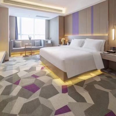 China Washable Jacquard Loop Pile Printed Hotel Room Corridor Wall To Wall Carpet Roll for sale