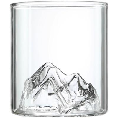 China Sustainable Factory Directly Supply Custom Logo Borosilicate Glass Cup Whiskey Glass cup for sale