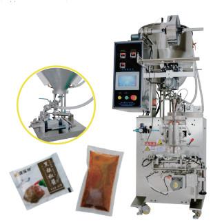 China Multi Function Sauce Packing Machine Vertical Type For Salad Sauce Ice Pack Silicone Oil for sale