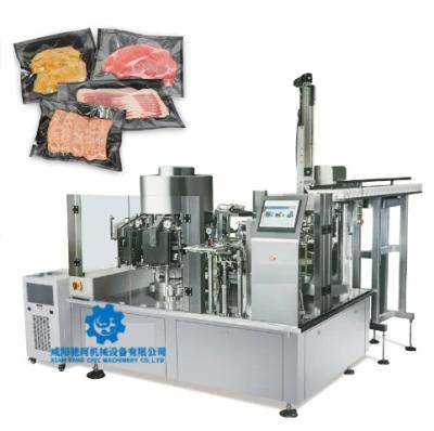 China Máquina profesional de embalaje al vacío para frutos secos de carne y verduras 10g-200g Rango de peso en venta