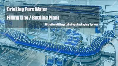 China Automatic Bottled Pure Water Package Machine Rotary Three In One for sale