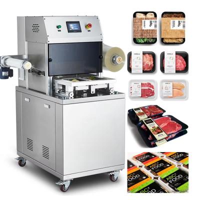 China Vacuum Skin Packaging Machine Fish Seafood Fruits Meat Sausage Beef Skin Food Meat Fish Rice Fruit Vegetable Vacuum Seal for sale