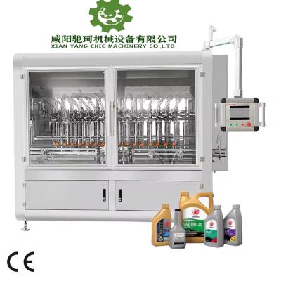 China Automatic Brake Oil Refrigerant Oil Lube And Engine Oil Filling Capping And Labeling Machine zu verkaufen