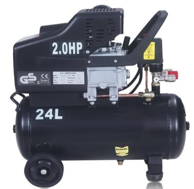 China 0.8Mpa Direct Drive Air Compressor Ac Portable 24L 0.206m3 Min for sale