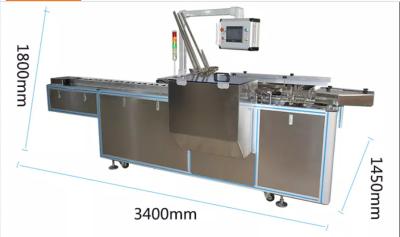 China Máquina de encuadernación automática de los guantes médicos que empaqueta 1800m m en venta