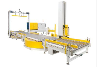 China 2400mm Roboter 1.5kw Palletizer-Maschine zu verkaufen