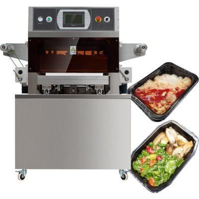 China empaquetadora de la piel del vacío de Tray Sealing Machine Meal 450KG de la comida de 100m3 H en venta