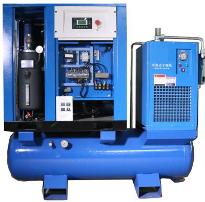 China Direct Driven Rotary Screw Air Compressor 7.5kw 10hp Air Cooling for sale